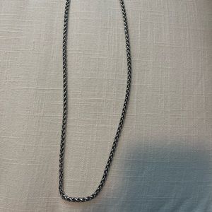 Mens sterling silver necklace